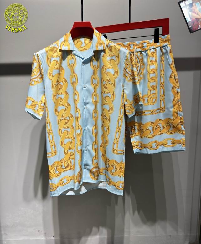 Versace Shirt & Shorts Set ID:20250801-189